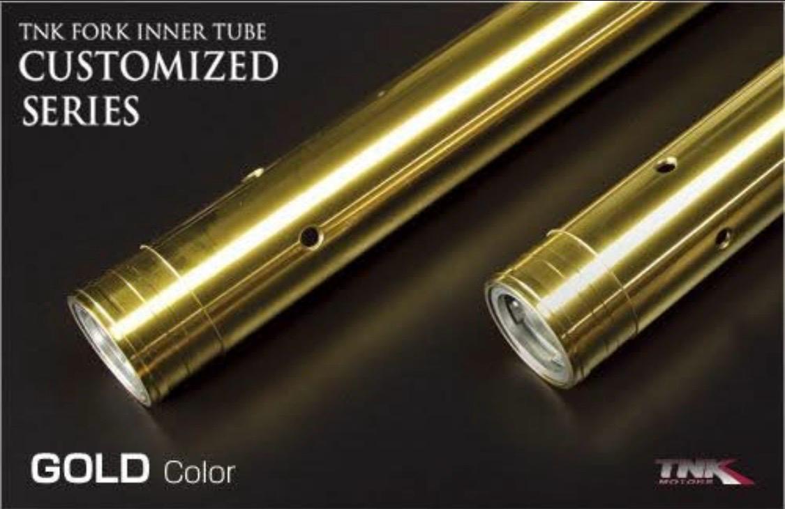 Gold TNK fork with special coating